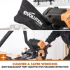 Evolution R255SMS-DB+ 255mm Double Bevel Sliding Compound Mitre Saw With 40T Wood Blade And 28T Multi-Material TCT Blade - Image 14