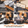 Evolution R255SMS-DB+ 255mm Double Bevel Sliding Compound Mitre Saw With 40T Wood Blade And 28T Multi-Material TCT Blade - Image 15