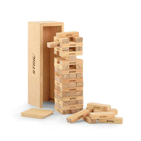STIHL Wooden Stacking Tower Game