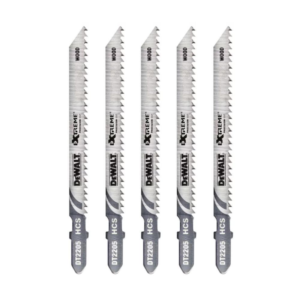 DeWalt Jigsaw Blades - Various Applications (Pack of 5)