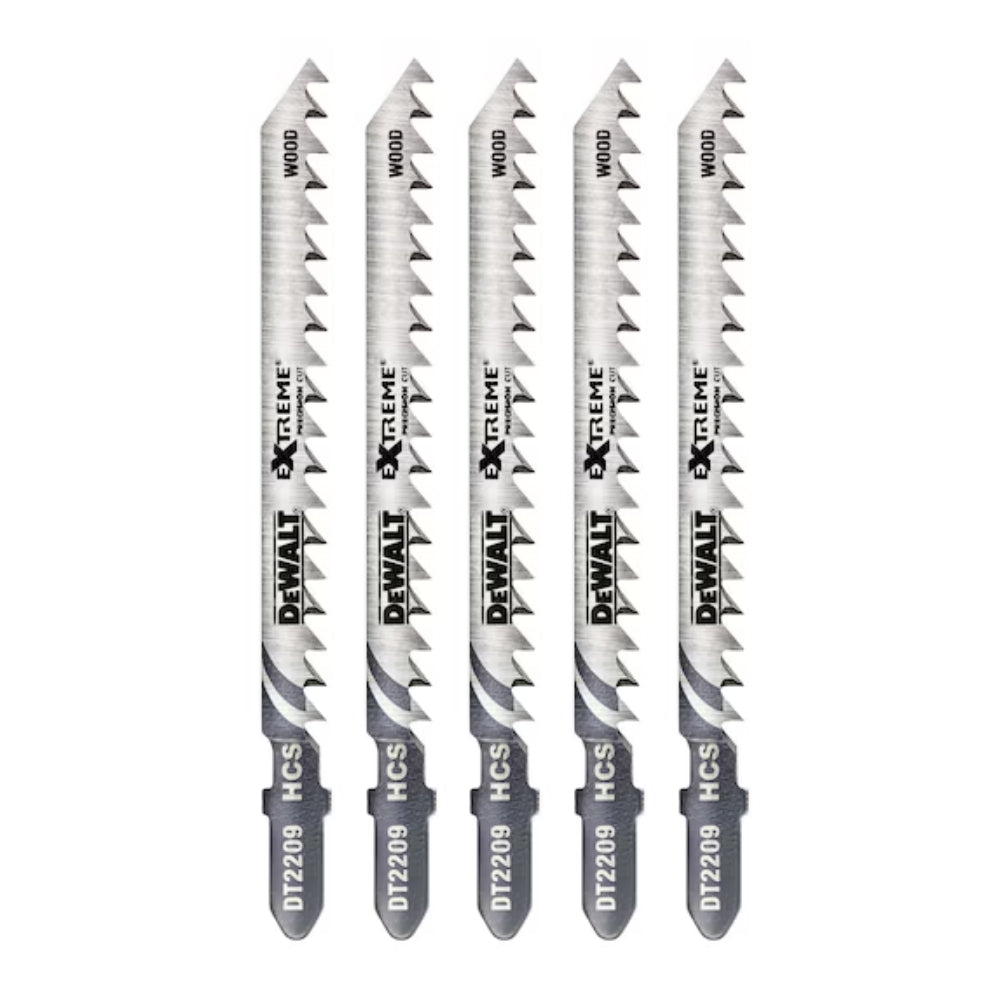 DeWalt Jigsaw Blades - Various Applications (Pack of 5)