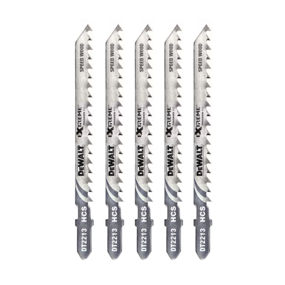 DeWalt Jigsaw Blades - Various Applications (Pack of 5)