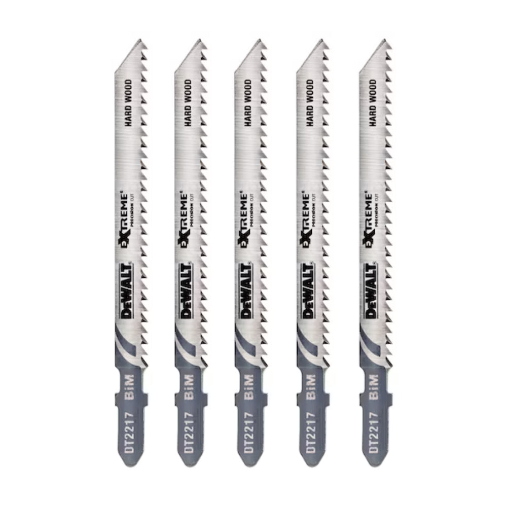 DeWalt Jigsaw Blades - Various Applications (Pack of 5)