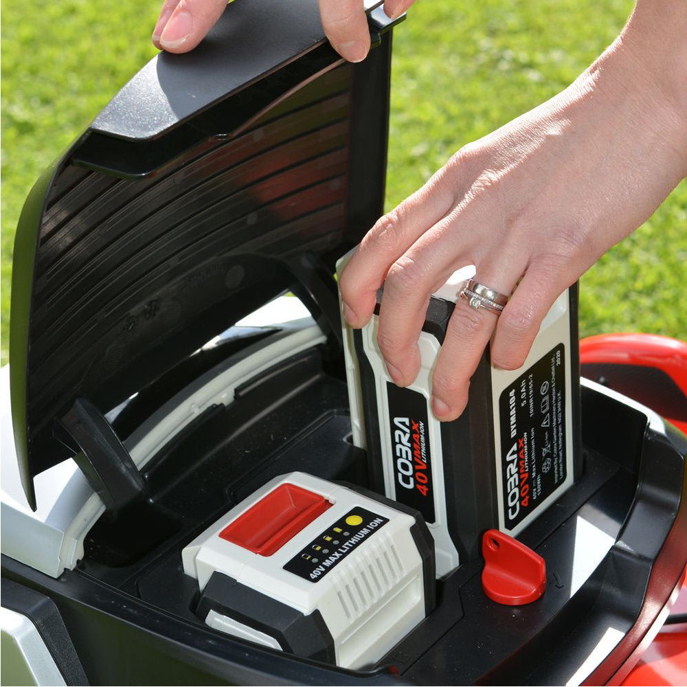 COBRA MX51S80V 21" Cordless Lawnmower (with 2x 5Ah Battery & 2x Fast Chargers)