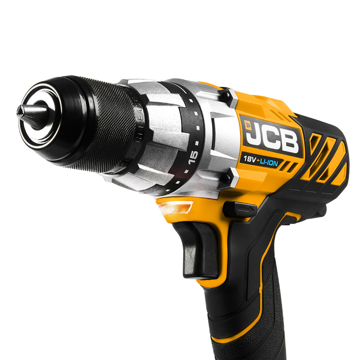 JCB 18V Drill Driver 2Ah Battery Includes 4 Piece Multipurpose Bit Set