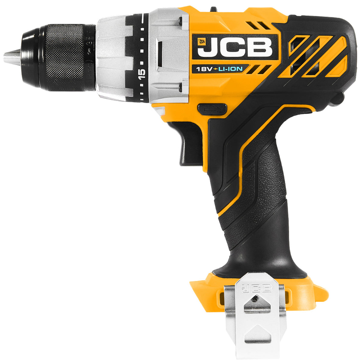 JCB 18V Drill Driver 2Ah Battery Includes 4 Piece Multipurpose Bit Set