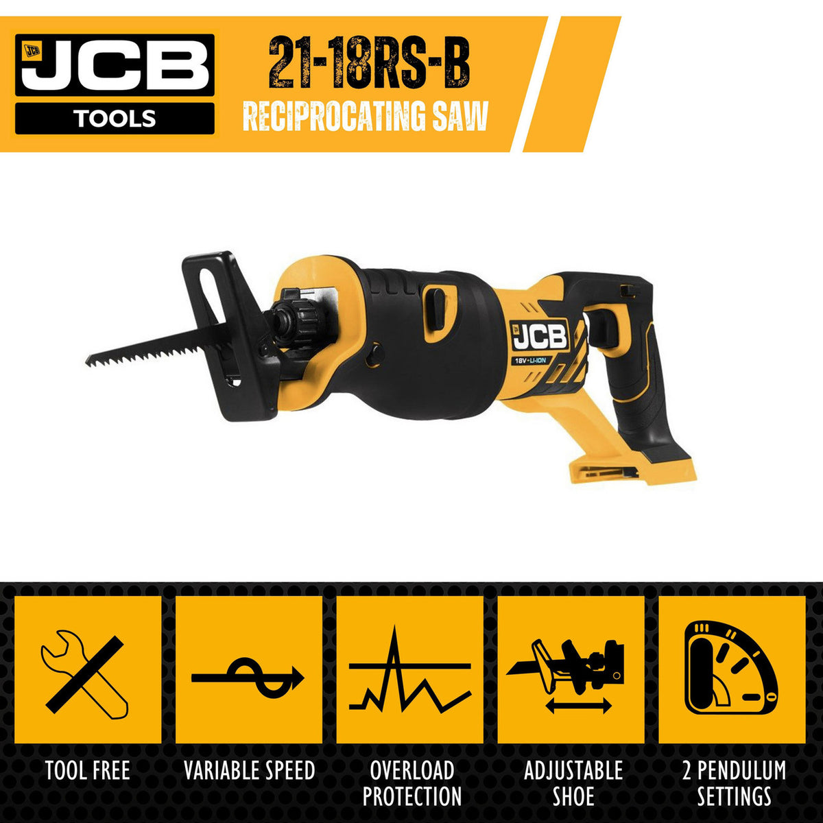JCB Reciprocating Saw Bare Unit