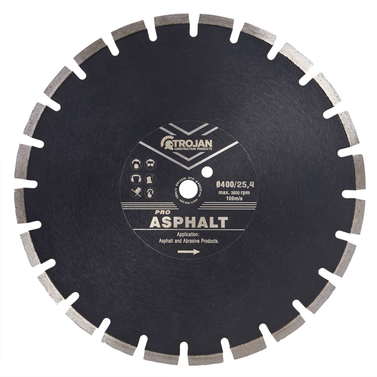 Trojan Pro Asphalt Diamond Blade