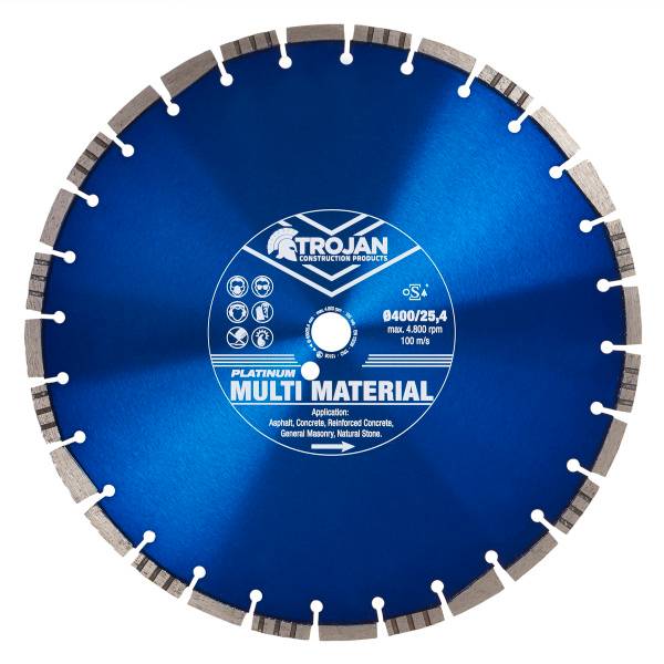 Trojan Platinum Multi-Material Diamond Blade