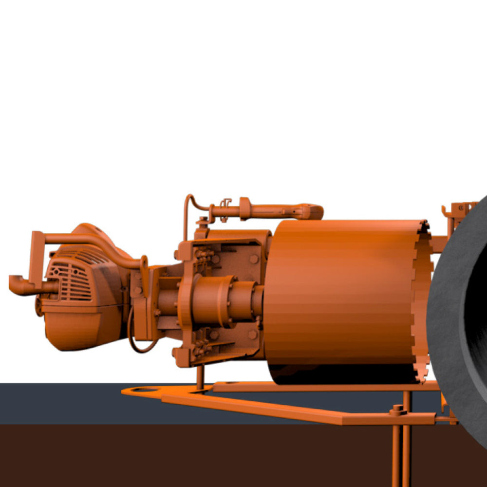 GOLZ KB 350 Petrol Core Drill For Pipe & Sewage Drilling