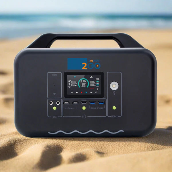 Power-2Go 600 Portable Power Station / Solar Generator