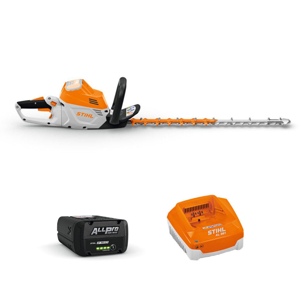 STIHL HSA 100 Cordless Hedge Trimmer 60 cm / 24" Cutting Blade