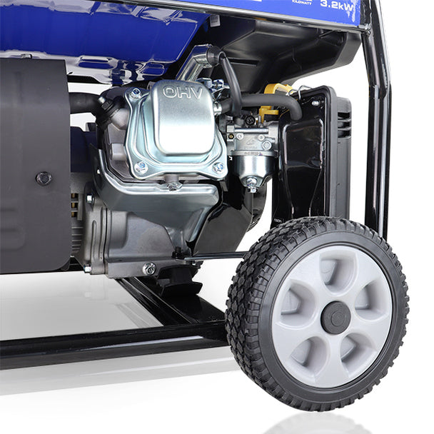 Hyundai 3.2kW / 4kVa* Electric Start Site Petrol Generator | HY3800LEK-2