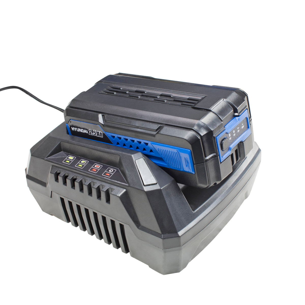 Hyundai HYM40LI420SP 42cm Cordless 40v Lithium-Ion Battery Self-Propelled Lawnmower with Battery and Charger