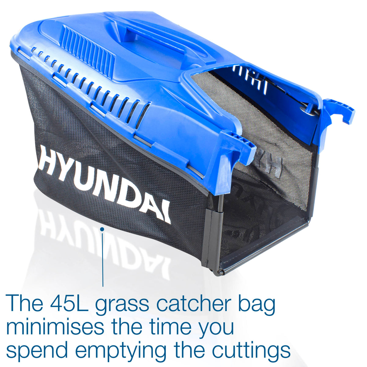 Hyundai HYM40LI420SP 42cm Cordless 40v Lithium-Ion Battery Self-Propelled Lawnmower with Battery and Charger