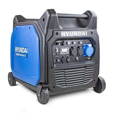 Hyundai 6600w Remote Portable Petrol Inverter Generator 230v HY6500SEi