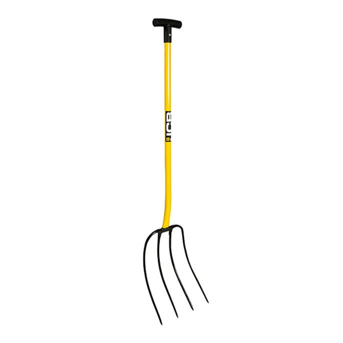 JCB Professional Manure Fork 4 Prong T Handle