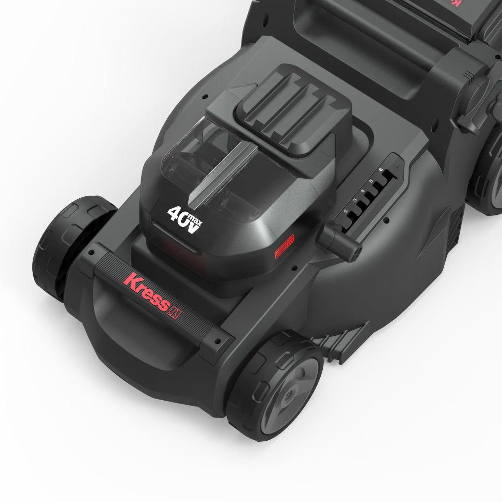 Kress KG748.9 40 V Cordless Push Lawn Mower With 41 cm Cutting Width