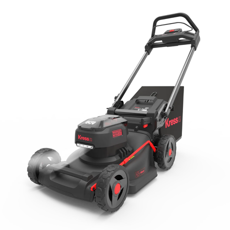 Kress KG756E.9 60 V Cordless Push Lawn Mower With 46 cm Cutting Width