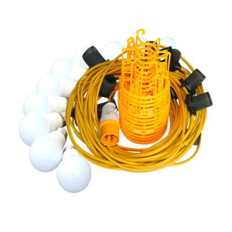 Electro-Wind 22m 110v 10w LED Festoon Kit