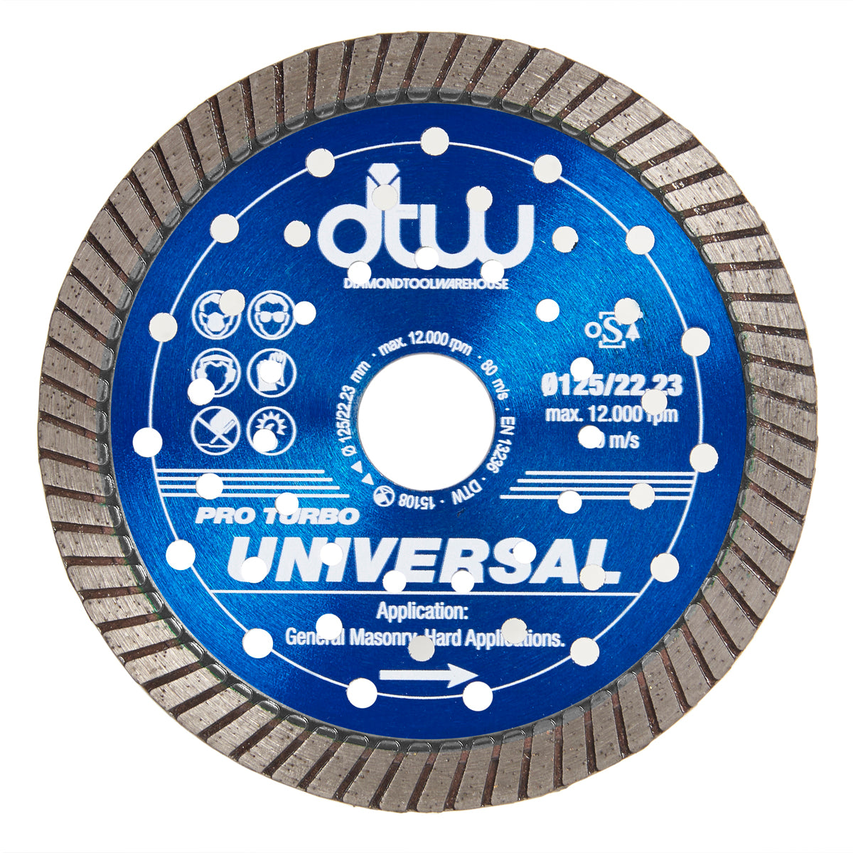 DTW Pro Turbo Universal Diamond Blade