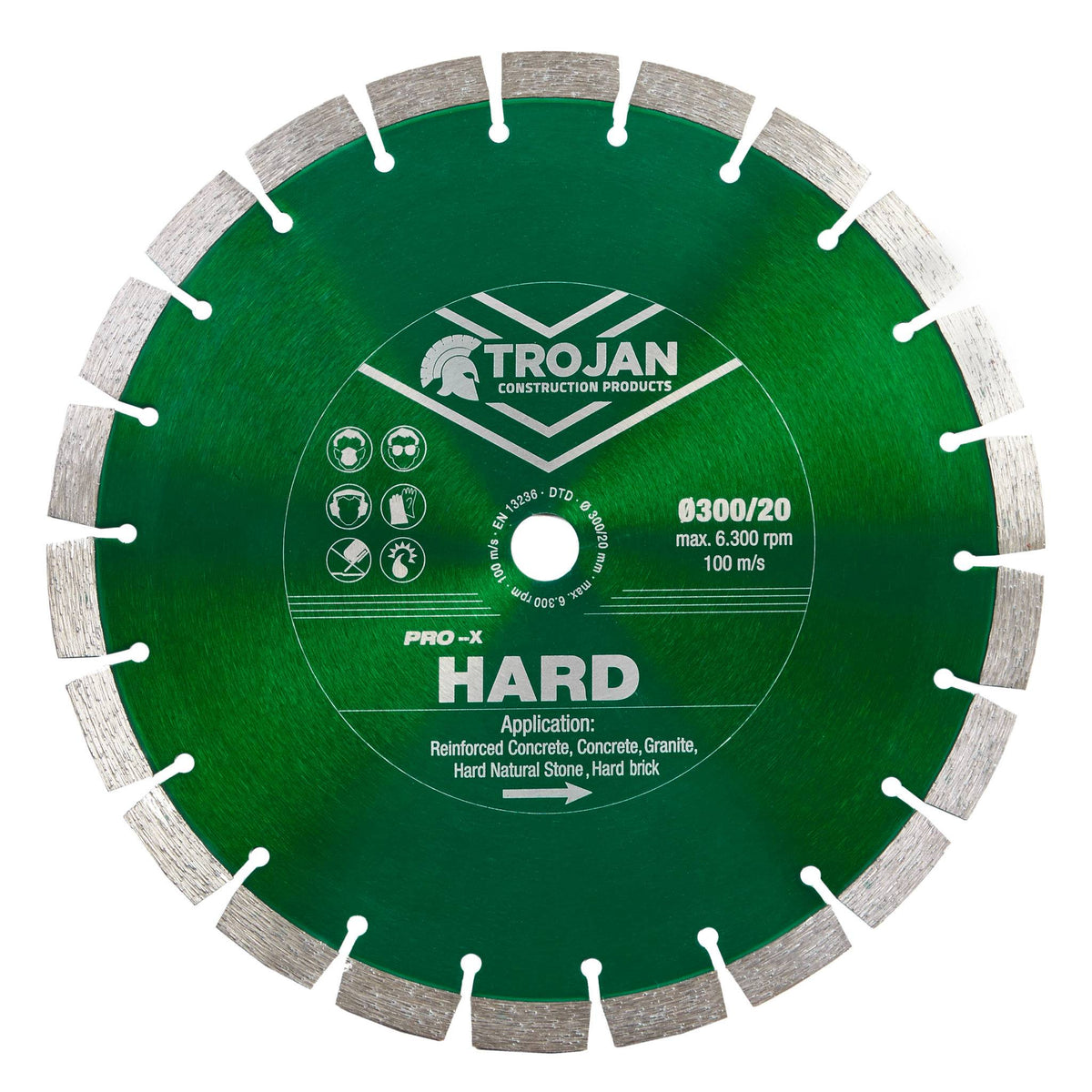Trojan Pro-X Hard Diamond Blade