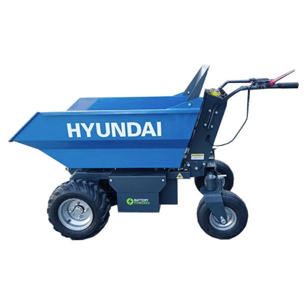 Hyundai 48V 500Kg Battery Powered Mini Dumper 32Ah, Brushless Motor, Hydraulic Tilt | HYMD500B