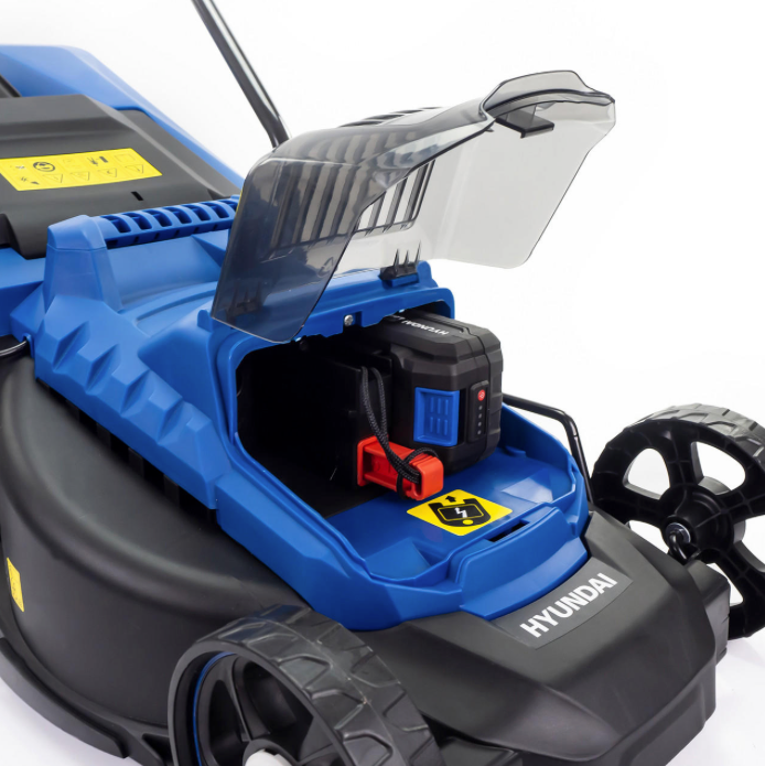 Hyundai 12.6" / 32cm 20V MAX Cordless Lawnmower 4Ah Li-Ion Battery | HY2193