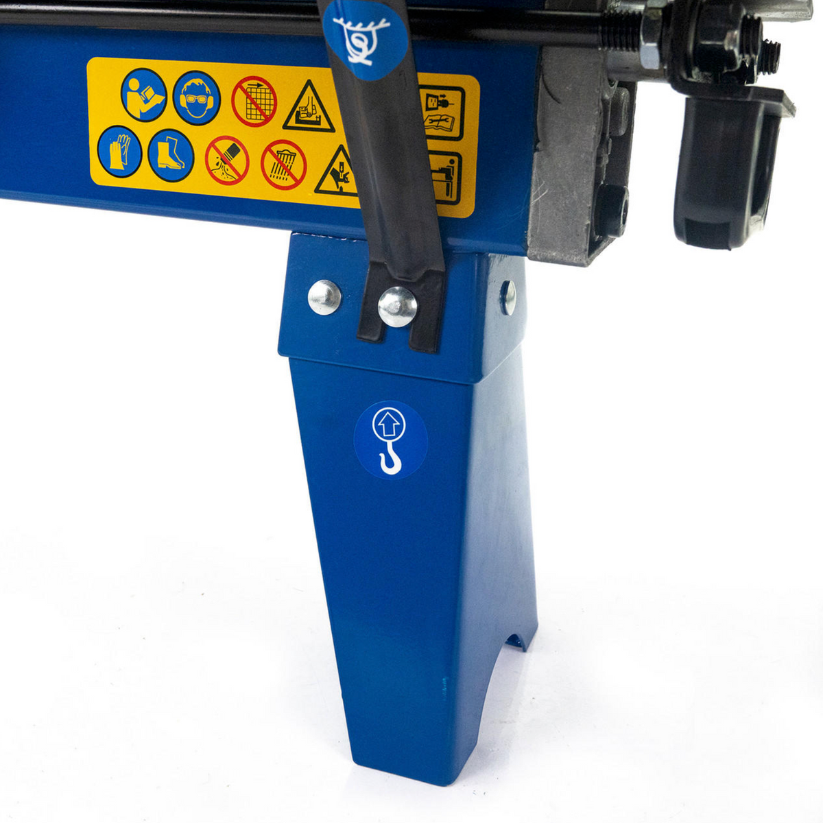 Hyundai 5 Tonne Horizontal Electric Log Splitter with Hydraulic Ram, Steel Protection Cage 520mm Length | HYLS5000HE