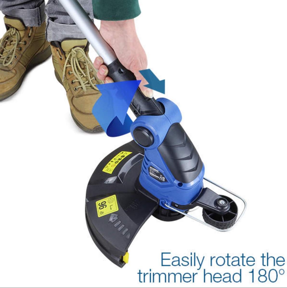 Hyundai 600W 2-in-1 Electric Grass Trimmer and Lawn Edger 30cm | HYTR600E