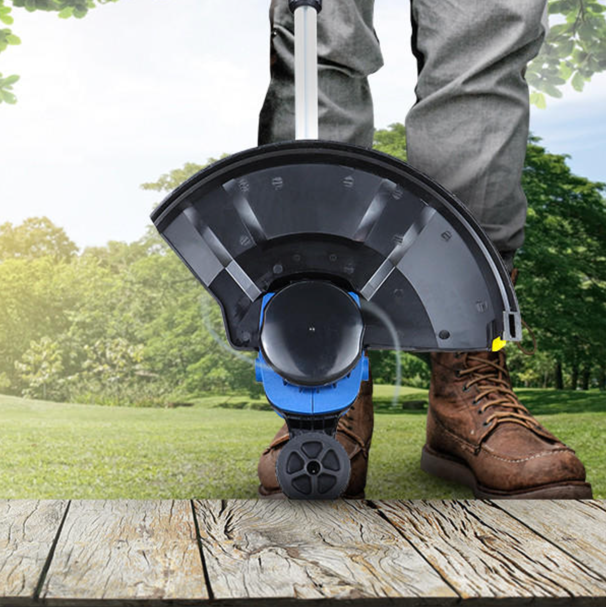 Hyundai 600W 2-in-1 Electric Grass Trimmer and Lawn Edger 30cm | HYTR600E