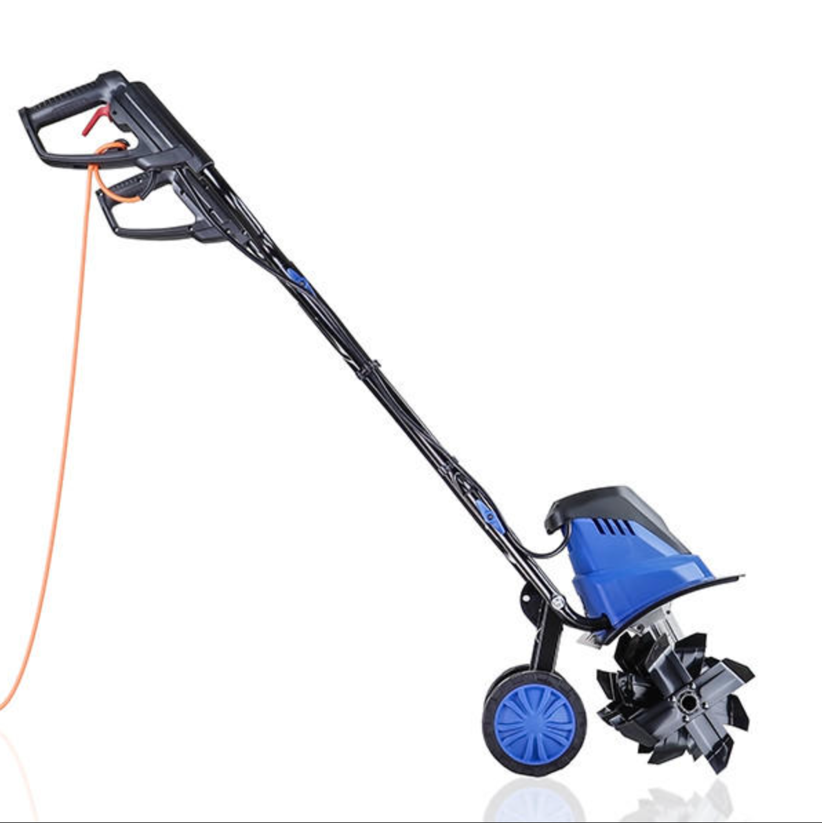 Hyundai 1500W 45cm Electric Garden Tiller, Cultivator, Rotovator and Rototiller 4 x 6 Blades | HYT1500E