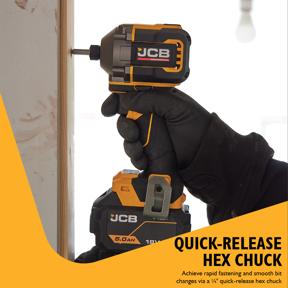 JCB Pro 18V Compact Impact Driver 230Nm (Bare Tool)