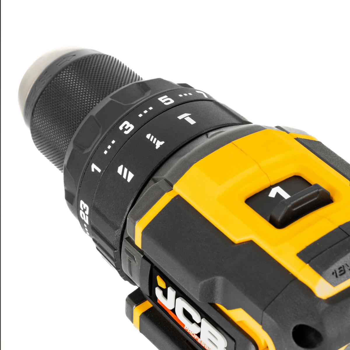 JCB 18V Pro Kit Combi Drill 75Nm Impact Driver 230Nm Multi Tool With 2.0Ah And 5.0Ah Batteries Fast Charger And Tool Bag