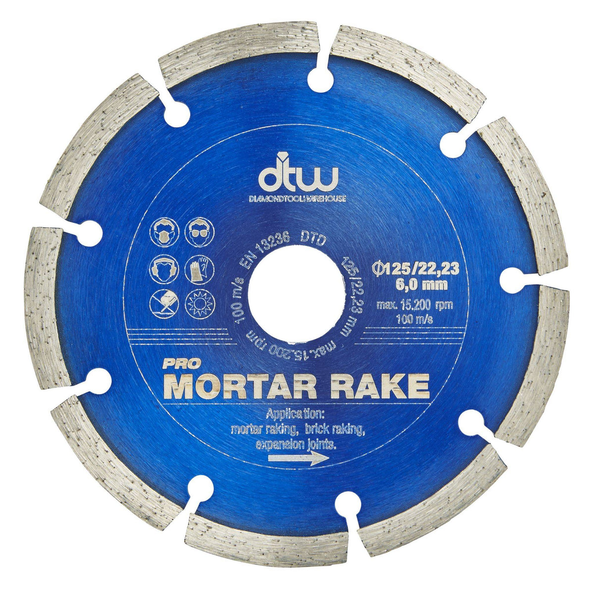 DTW Pro Mortar Rake Blade