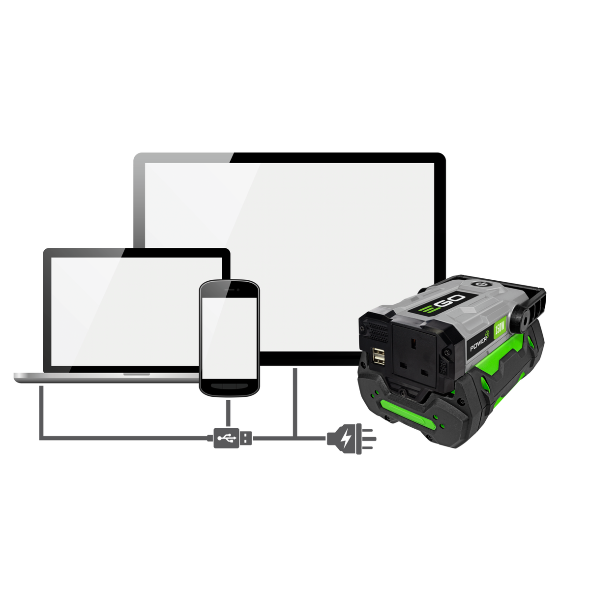EGO PAD1501E Nexus Escape 150W Power inverter Kit