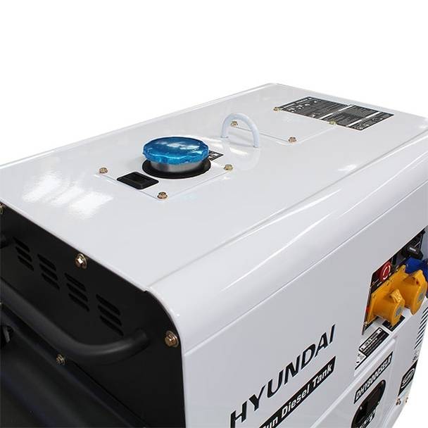 Hyundai 6kW Single Phase Standby Diesel Generator DHY8000SELR