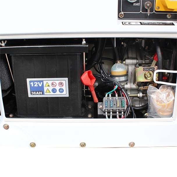 Hyundai 6kW Single Phase Standby Diesel Generator DHY8000SELR