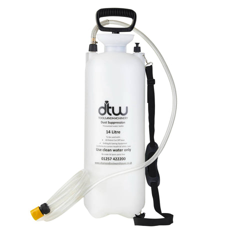 DTW 14 Litre Dust Suppression Water Bottle & Spare Parts