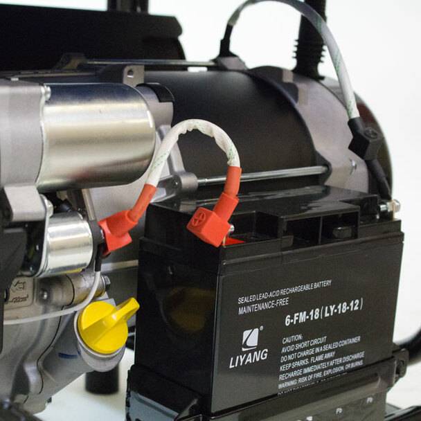 Hyundai 5.5kW / 6.8kVa* Recoil and Electric Start Site Petrol Generator | HY7000LEK-2