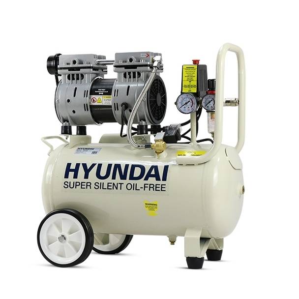 Hyundai 24 Litre Silenced Air Compressor 100PSI HY7524