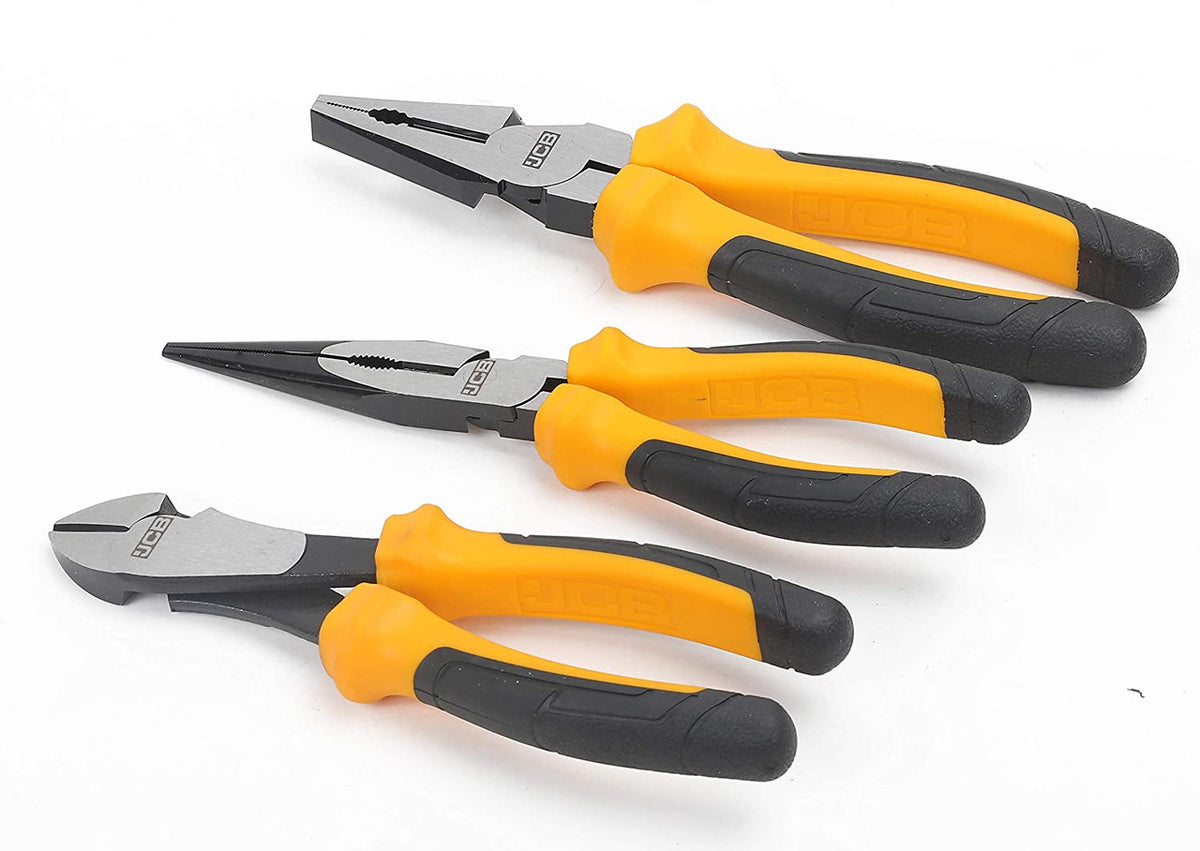 JCB 3 Piece Plier Set