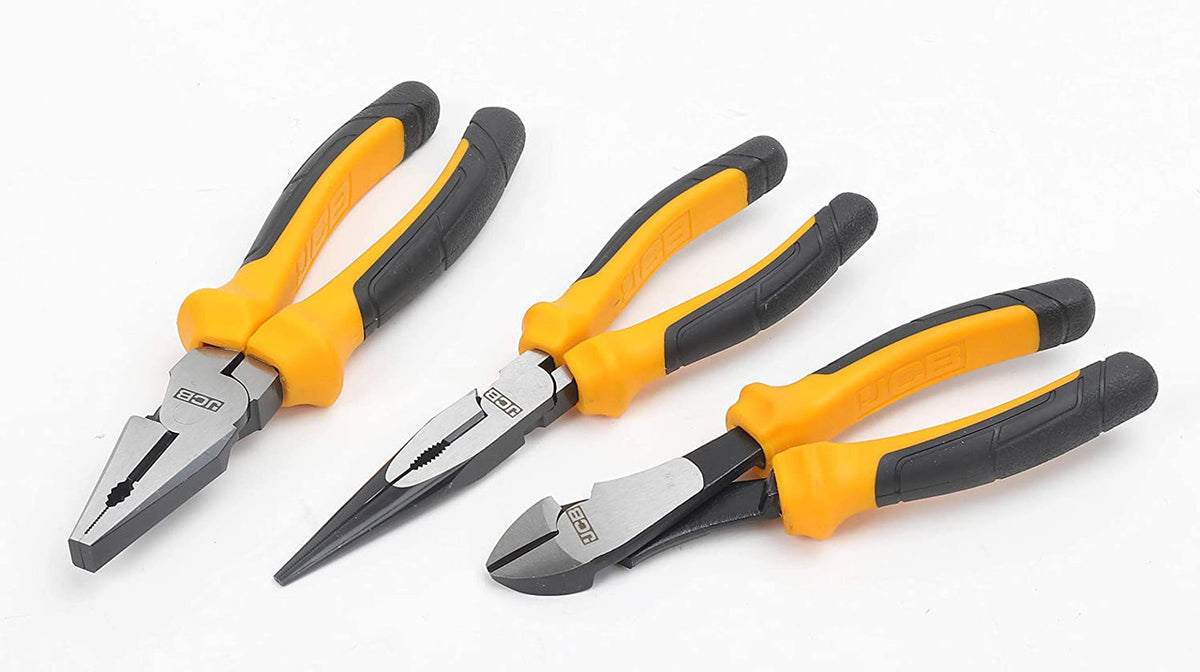 JCB 3 Piece Plier Set